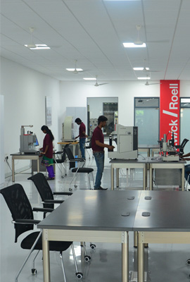 The first batch of the Zwick Testing machine operators in the newly opened Zwick Roell Academy in Chennai-Basin Bridge.